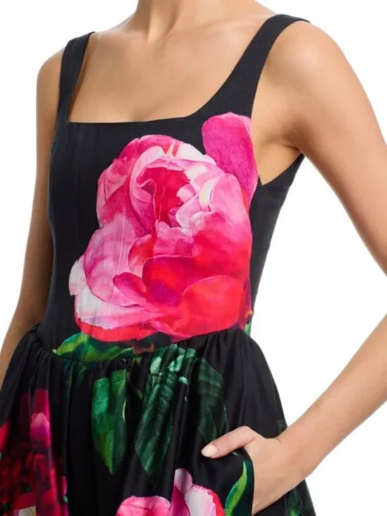 Alice and Olivia Tarrie Drop Waist Dress - Picture 3 of 5